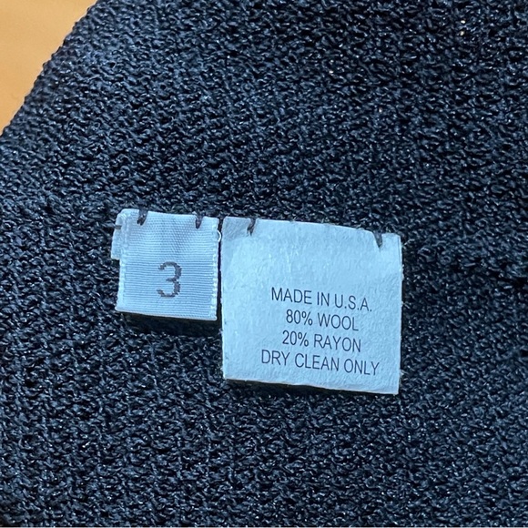 Vintage Steve Fabrikant Womens Santana Knit Career Skirt Size 1X Wool Blend NEW - Picture 4 of 9